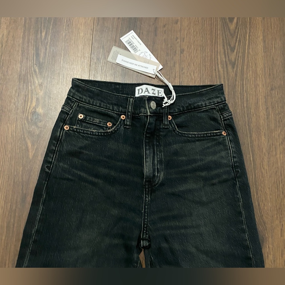 NWT Women’s Daze Black Smarty Pants High Rise Slim Jeans 25 - Picture 4 of 13